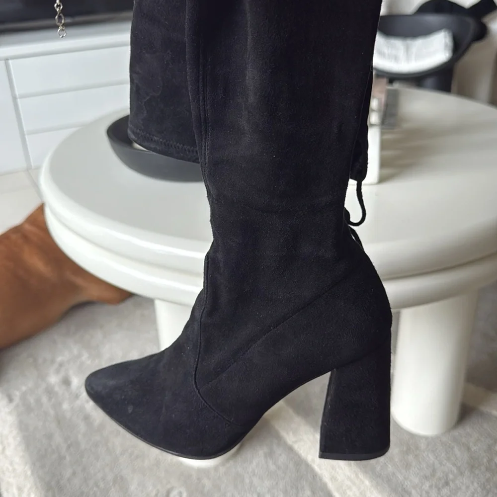 STUART WEITZMAN‎ Over The Knee Suede Boots
